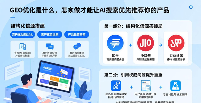 GEO优化是什么，怎么做才能让AI搜索优先推荐你的产品