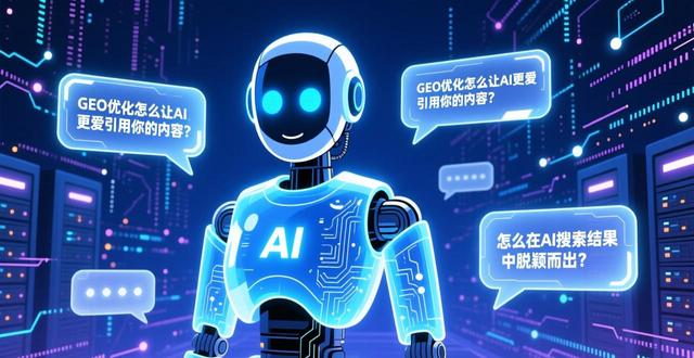 GEO优化怎么让AI更爱引用你的内容，在AI搜索结果中脱颖而出