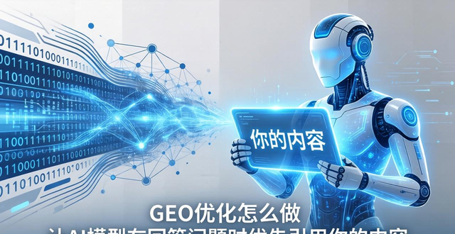 GEO优化怎么做 让AI模型在回答问题时优先引用你的内容