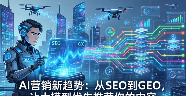 AI营销新趋势：从SEO到GEO，让大模型优先推荐你的内容